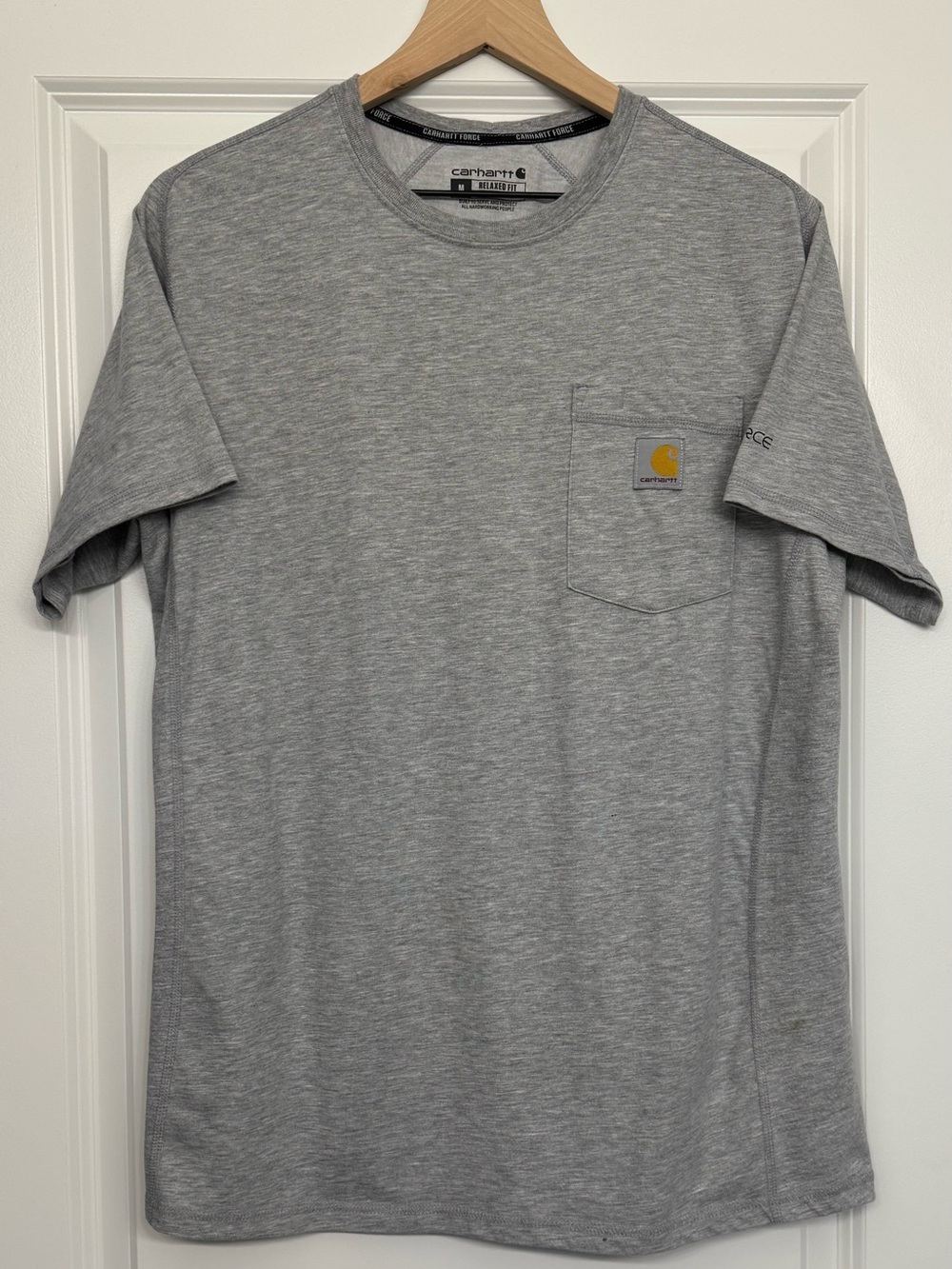 Carhartt Heather Gray Short-Sleeve Pocket Tee
